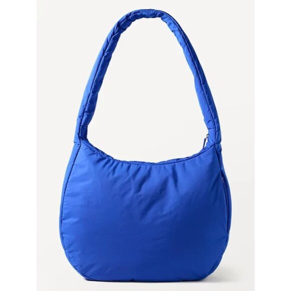 Athleta All About Oversized Crossbody Hobo Bag Varsity Blue - Picture 4 of 5